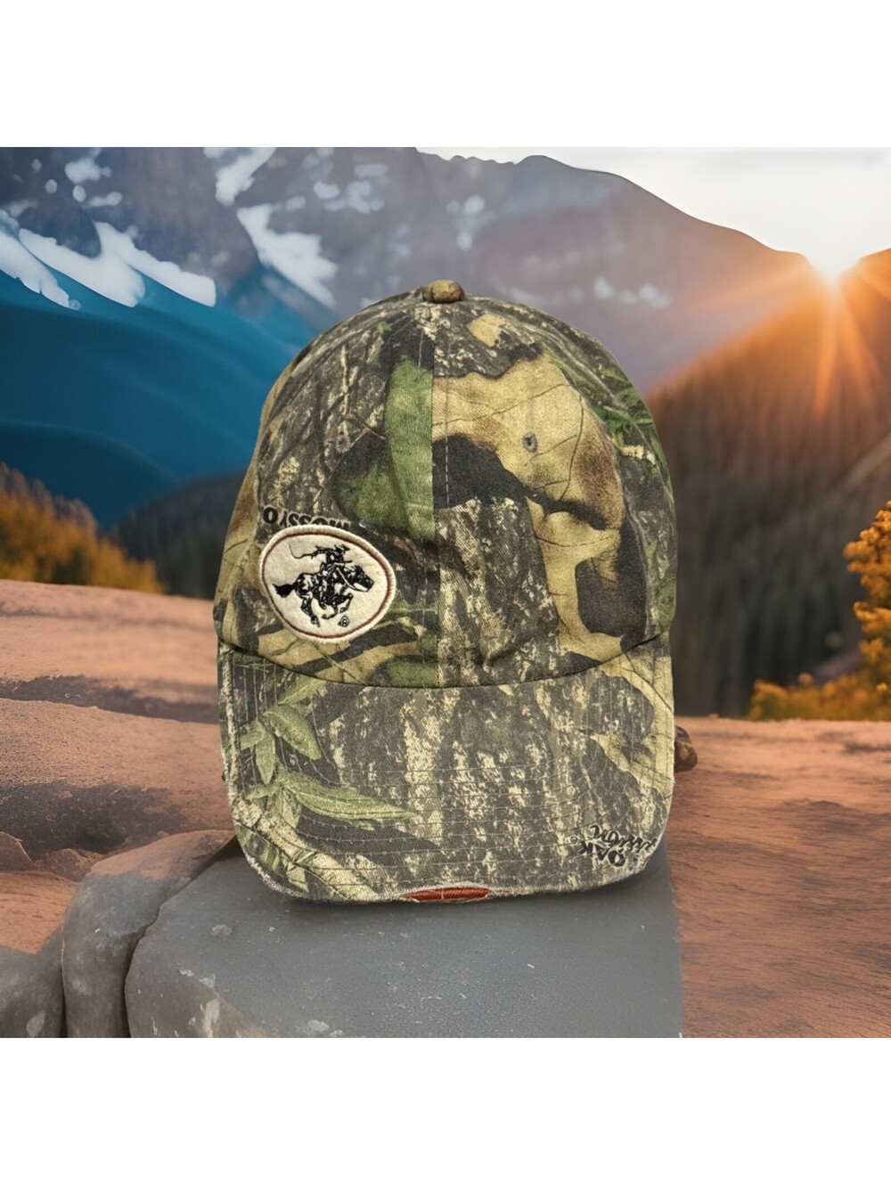 Winchester Firearms Horse And Rider Camo Deer Hunting Bull Elk Baseball Cap
